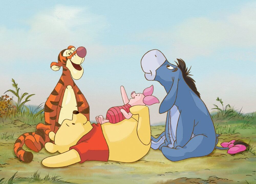 くまのプーさんのアニメ画像