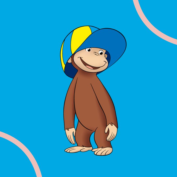 おさるのジョージのアニメ画像